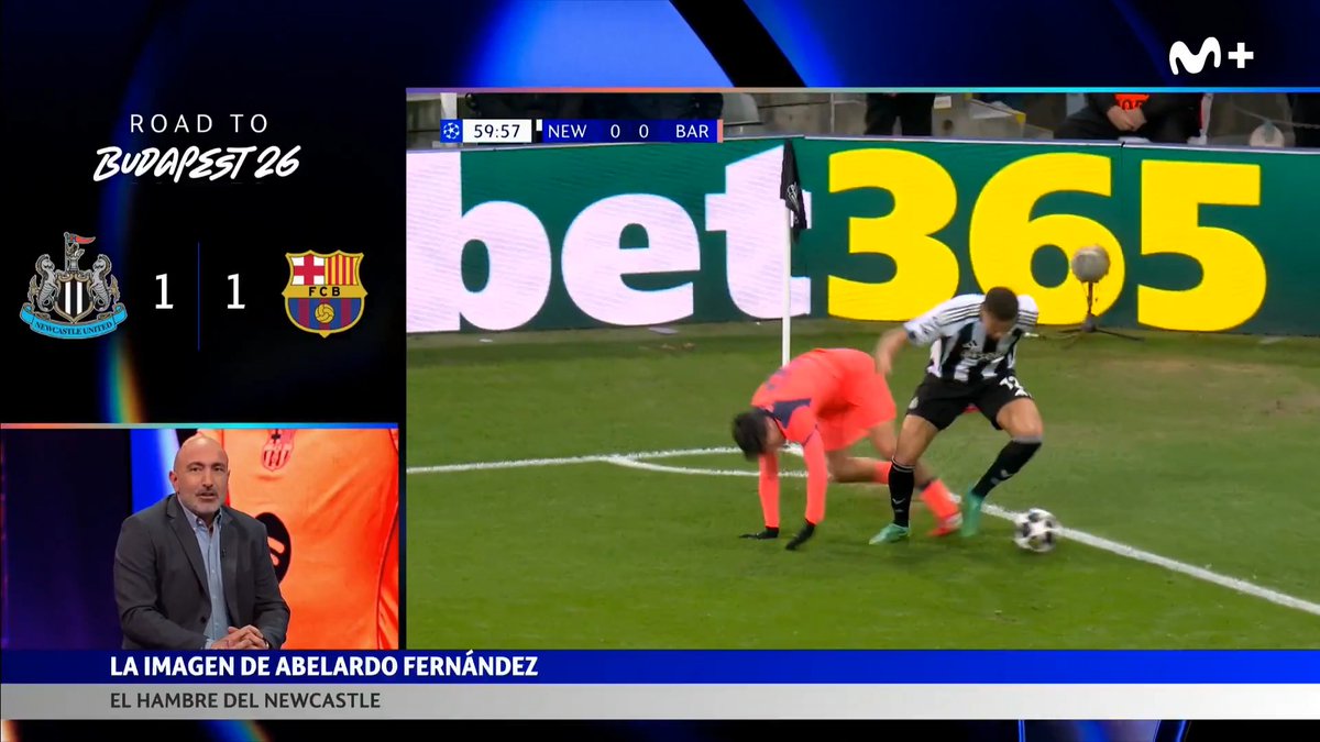 🗣️ "Un Barça muy impreciso y cansado. Ha hecho un mal partido pero ha sacado un muy buen resultado". Abelardo, sobre el empate blaugrana. #UCL #LaCasaDelFútbol