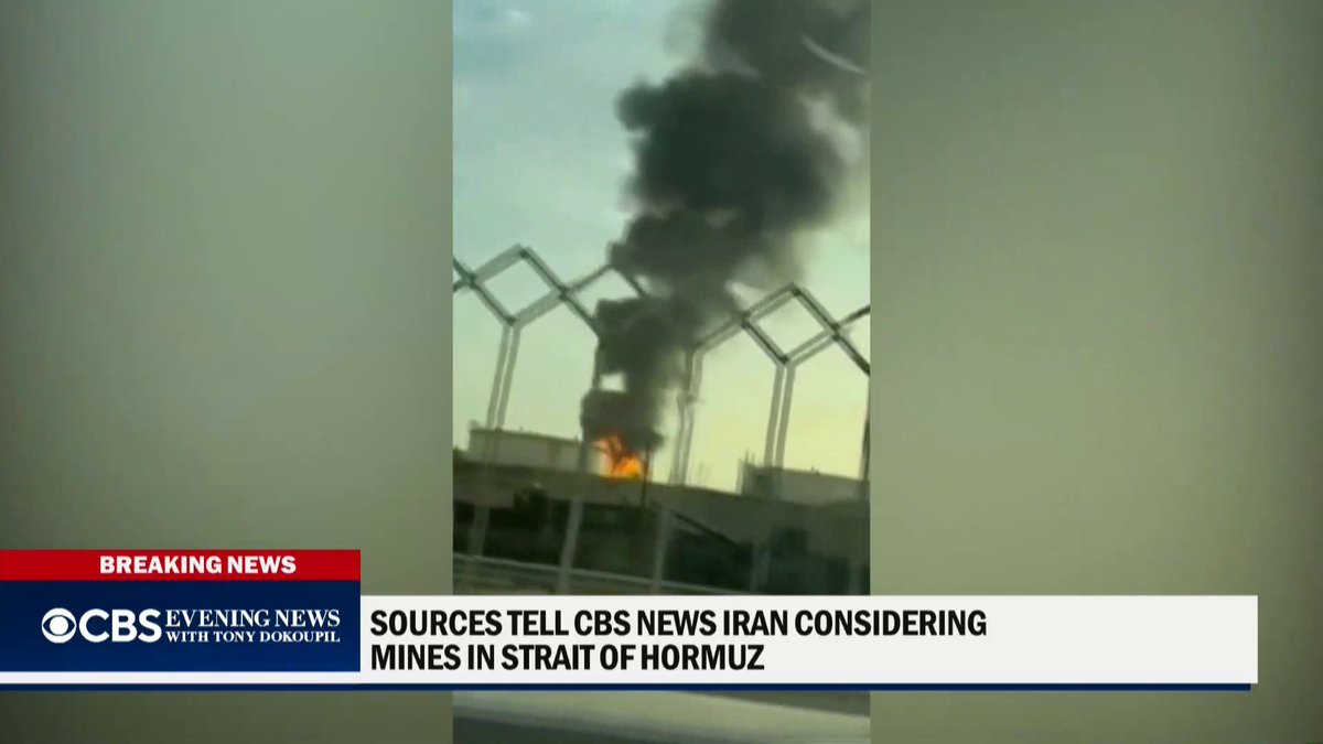 Iran is taking steps to deploy naval mines in the Strait of Hormuz, a key global oil shipping lane, two U.S. officials tell CBS News. The move defies warnings from President Trump, and fears of Iranian attacks on tankers have already slowed or halted ship traffic through the vital waterway. Matt Gutman reports.