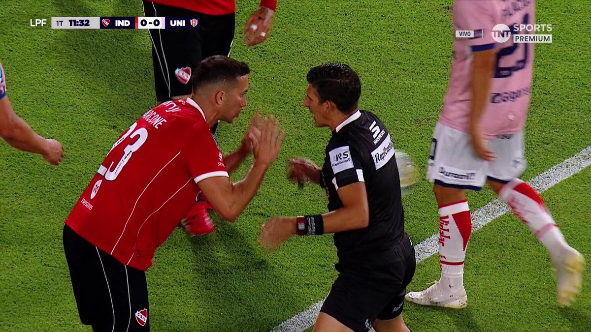 "Marcone": Por comentarios sobre el penal para Unión en su partido contra Independiente