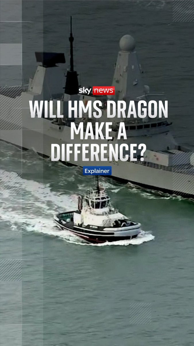 HMS Dragon has finally left Portsmouth and is on its way to protect the UK's airbase in Cyprus from attack. But will HMS Dragon make a difference? Sky's Deborah Haynes explains