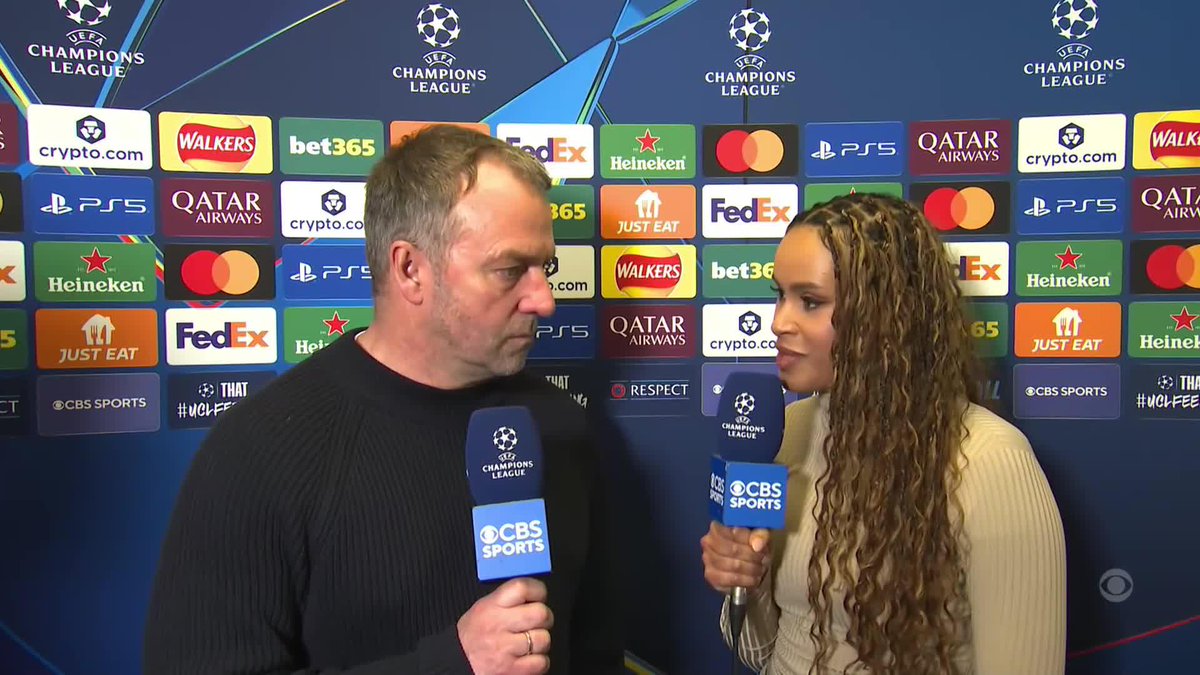 Hansi Flick reacts to Barcelona's 1-1 draw against Newcastle, and calls their 96th-minute goalscorer, Lamine Yamal, "amazing" 💐