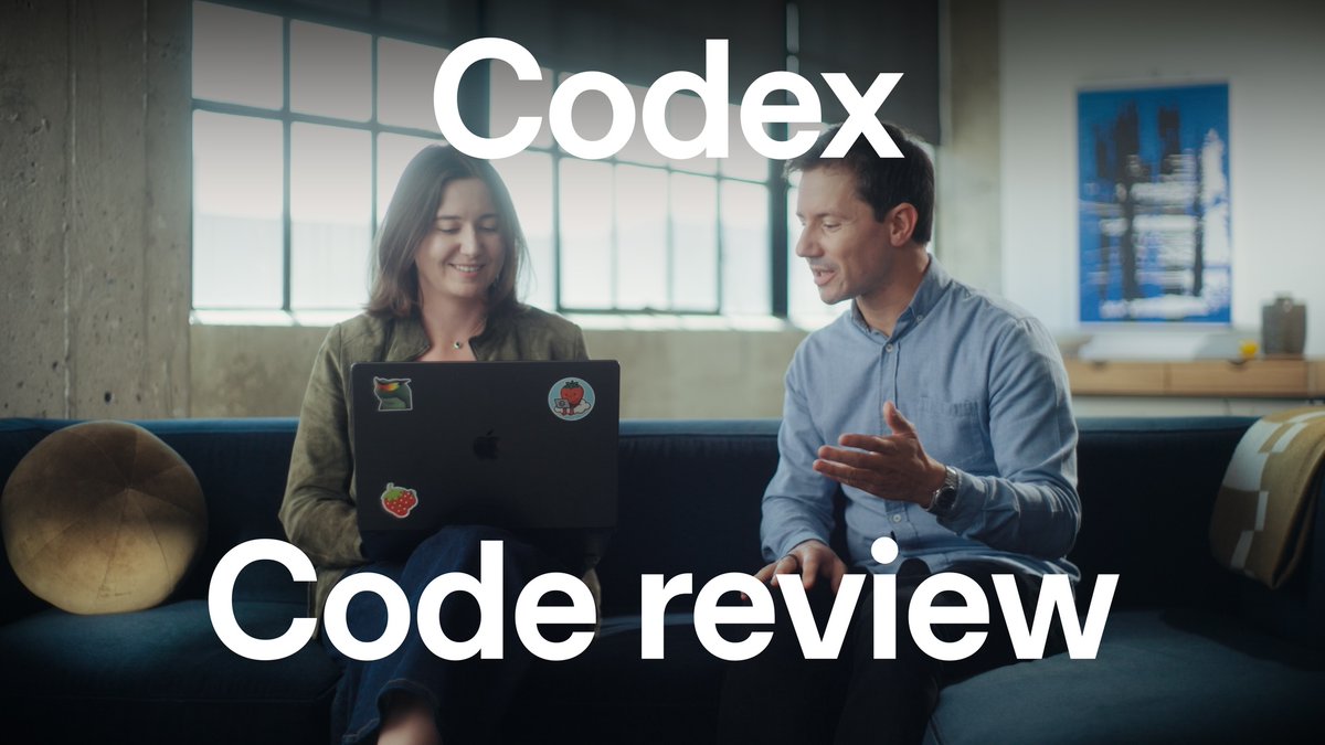 Developers coming from other tools are often impressed by what Codex finds in code review. In this video, Maja Trebacz and I show how to set it up and walk through issues Codex finds in real PRs. Included with ChatGPT Plus/Pro (or ~$1/run with credits).