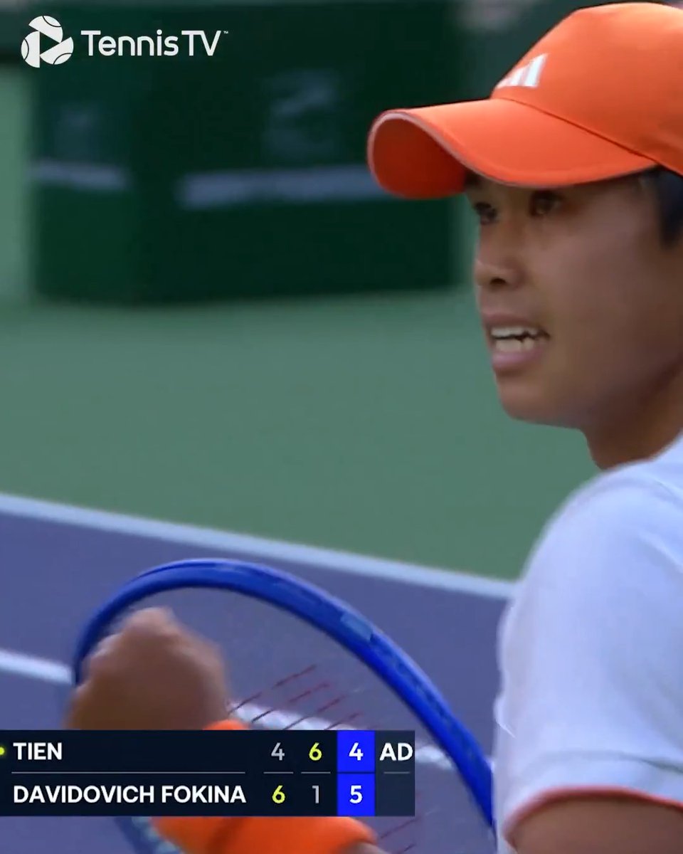 Learner Tien saves two match points! 😧 #TennisParadise