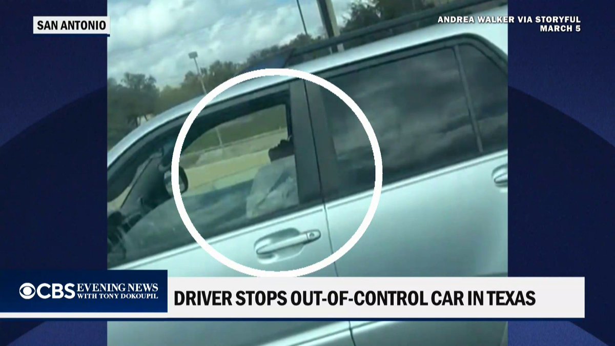 A couple in San Antonio is being praised as heroes after they stopped an SUV with an unconscious driver by pulling in front of it and bringing it to a safe stop. The driver was later treated for cardiac arrest.