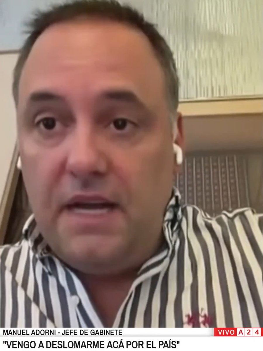 "Deslomarme": Por los comentarios de Manuel Adorni sobre su viaje a Nueva York