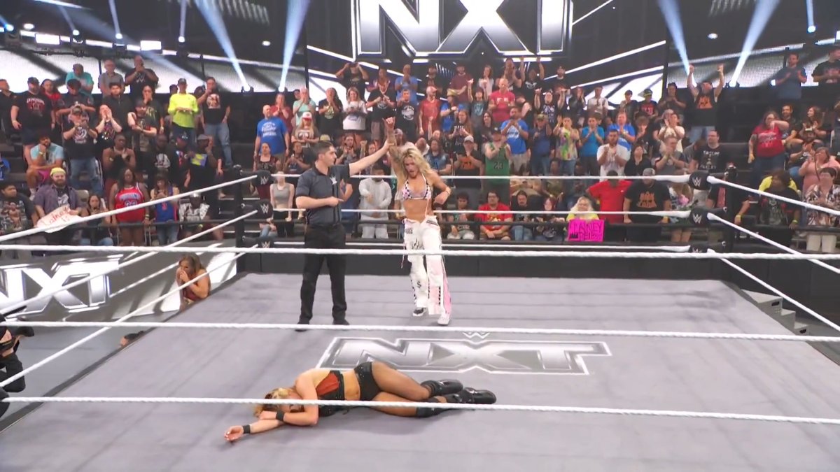 Now THAT is how to build momentum 🫡 @SolRucaWWE picks up the win ahead of the NXT Women's Title match NEXT WEEK!