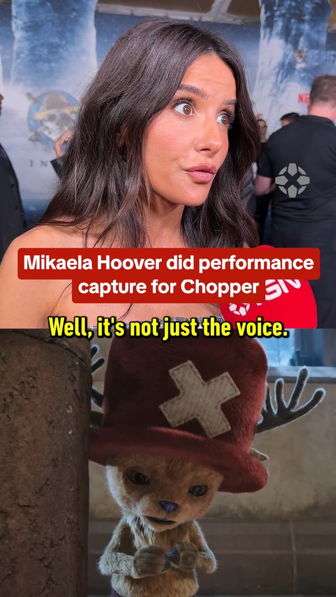 Mikaela Hoover didn't just voice Chopper in One Piece - but did performance capture for him too!