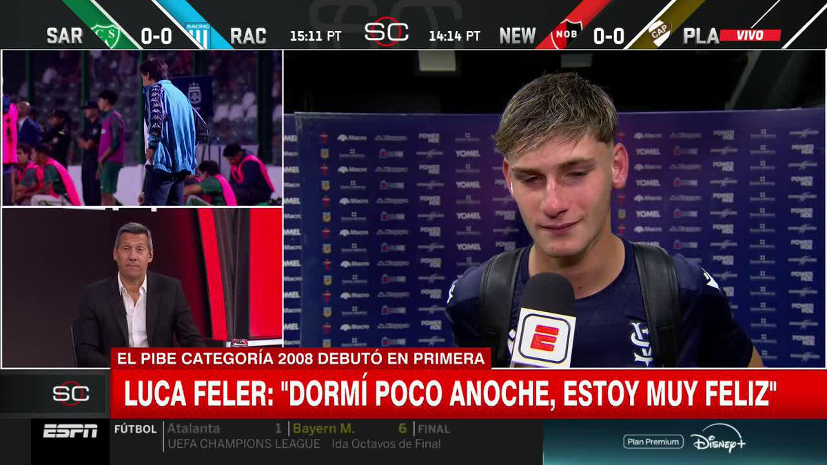 "FUERON NOCHES LARGAS, SE DURMIÓ POCO". Luca Feler, categoría 2008, contó sus sensaciones tras hacer su debut en la Primera de Vélez ante Tigre. 📺 #DisneyPlus Plan Premium
