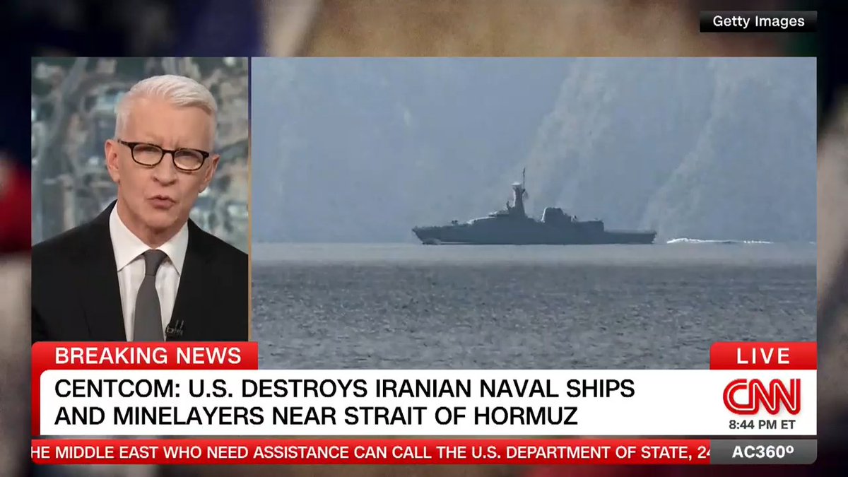 The US military said it destroyed Iranian naval ships, including 16 minelayers, near the Strait of Hormuz. "It's always treacherous, it's dangerous," says ship captain and maritime safety consultant Jim Staples on the waterway.