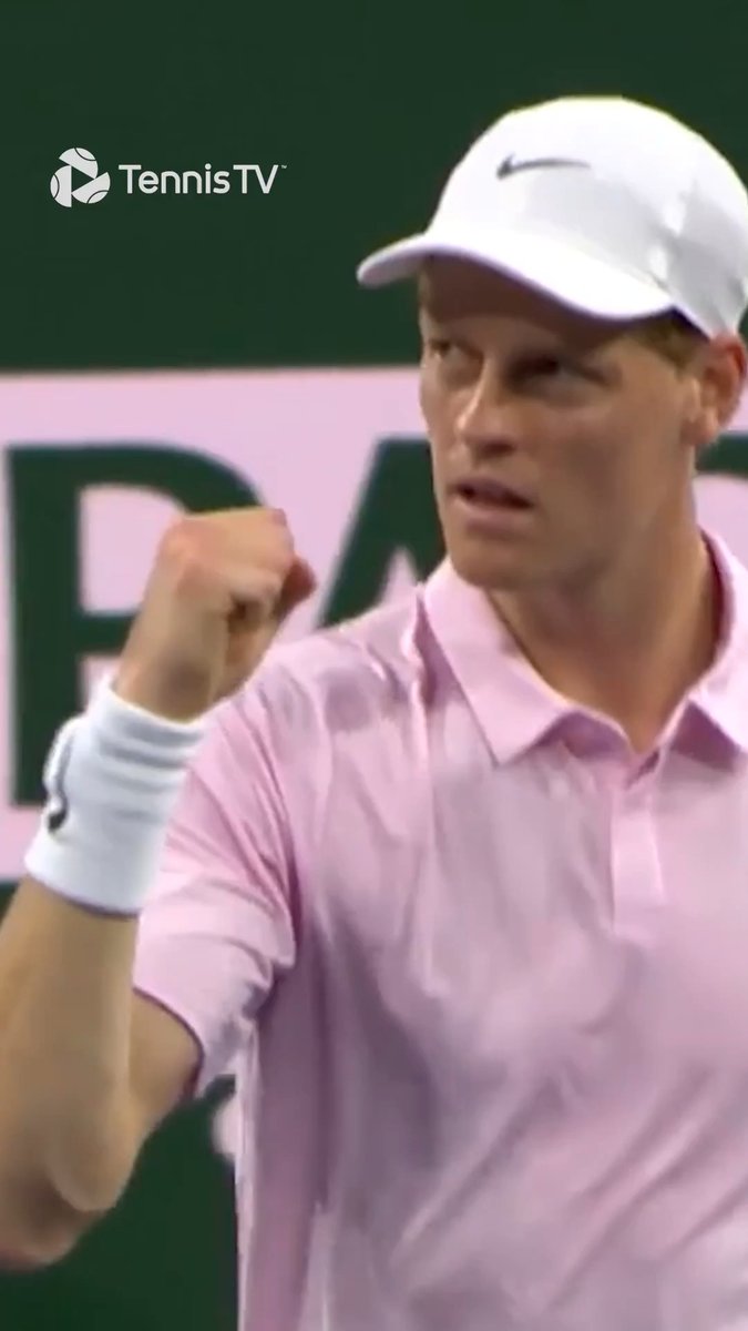 That is obscenely good from Jannik Sinner 👏 BNP Paribas Open | #TennisParadise