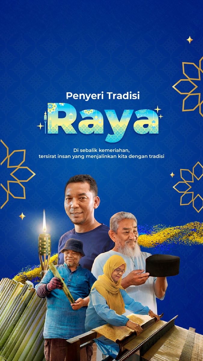 Di sebalik kemeriahan Raya, tersirat insan yang menjalinkan kita dengan tradisi. Kenali dan hargailah Penyeri Tradisi Raya kita. Dibawakan khas oleh Rangkaian Terluas, Terpantas dan Terlindung No.1 di Malaysia. Selamat Hari Raya, ikhlas daripada CelcomDigi.