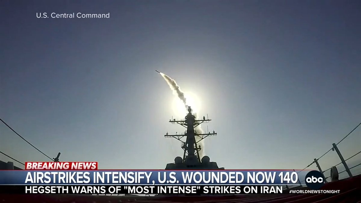 The Pentagon says today was the "most intense" day of strikes on Iran, as the U.S. attacked multiple ships amid reports Iran was planning to lay mines in the Strait of Hormuz. Ian Pannell has more.