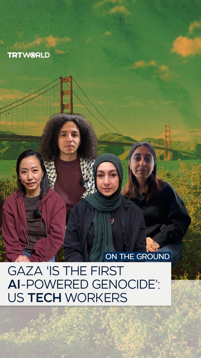 Former employees of Microsoft, Intel, Cisco and Google in Silicon Valley tell TRT World how US technologies are being used to carry out “the first AI-powered genocide” in Gaza and set up a system of mass surveillance using facial recognition in the occupied West Bank