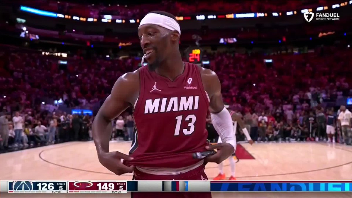 MARTES 10 DE MARZO: NOCHE HISTÓRICA Y PARA LOS LIBROS DE LA NBA 🏀 Bam Adebayo firmó ¡¡83 puntos!! en la victoria del Heat vs. Wizards 😱 Se convirtió en el segundo jugador con más tantos en un partido oficial, superando los legendarios 81pts de Kobe Bryant en 2006