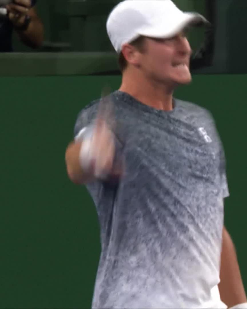 Not Done Yet!!! Joao Fonseca breaks to love as Sinner serves for the match #TennisParadise
