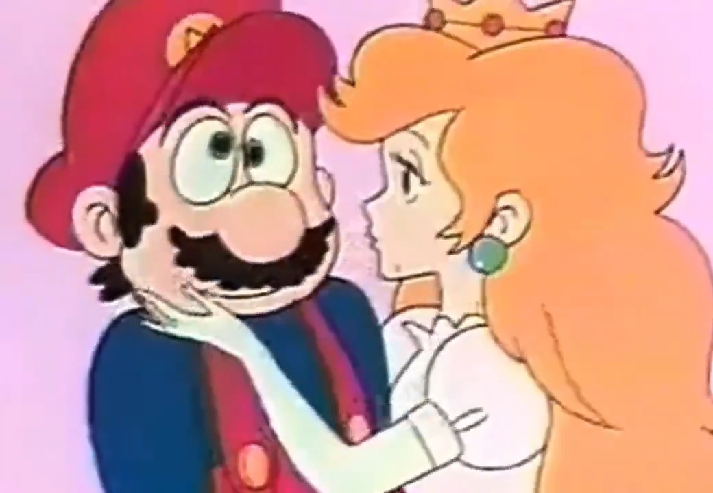 Rare Japanese TV Furikake advertisement featuring Mario battling bowser and winning a kiss from Princess Peach 🍑 Happy Mar10 Day!