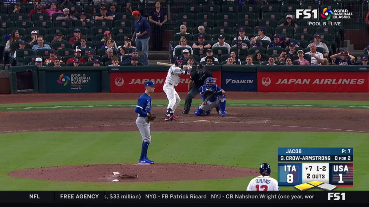 PETE CROW-ARMSTRONG THREE RUN HOME RUN