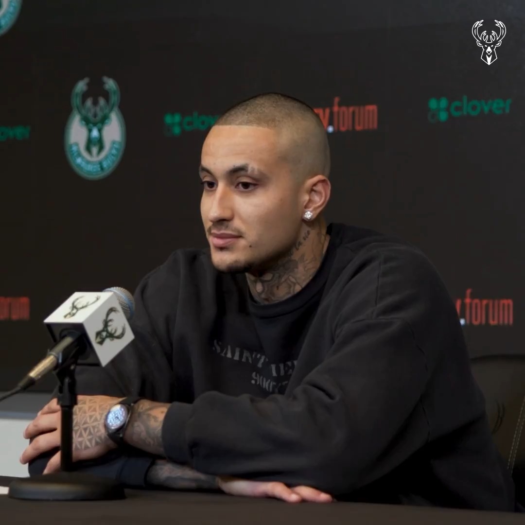 "As a kid, I said my two dreams were I wanted to play in the NBA, and then I wanted to score 10,000 points." Kuz shares why it was special to reach that milestone tonight.