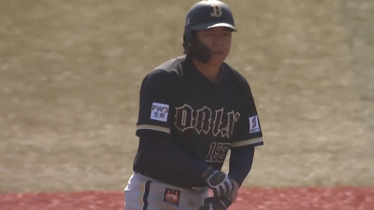 オリックス 宜保翔 選手の同点タイムリー2ベースヒット👏 👇ライブ配信はこちら