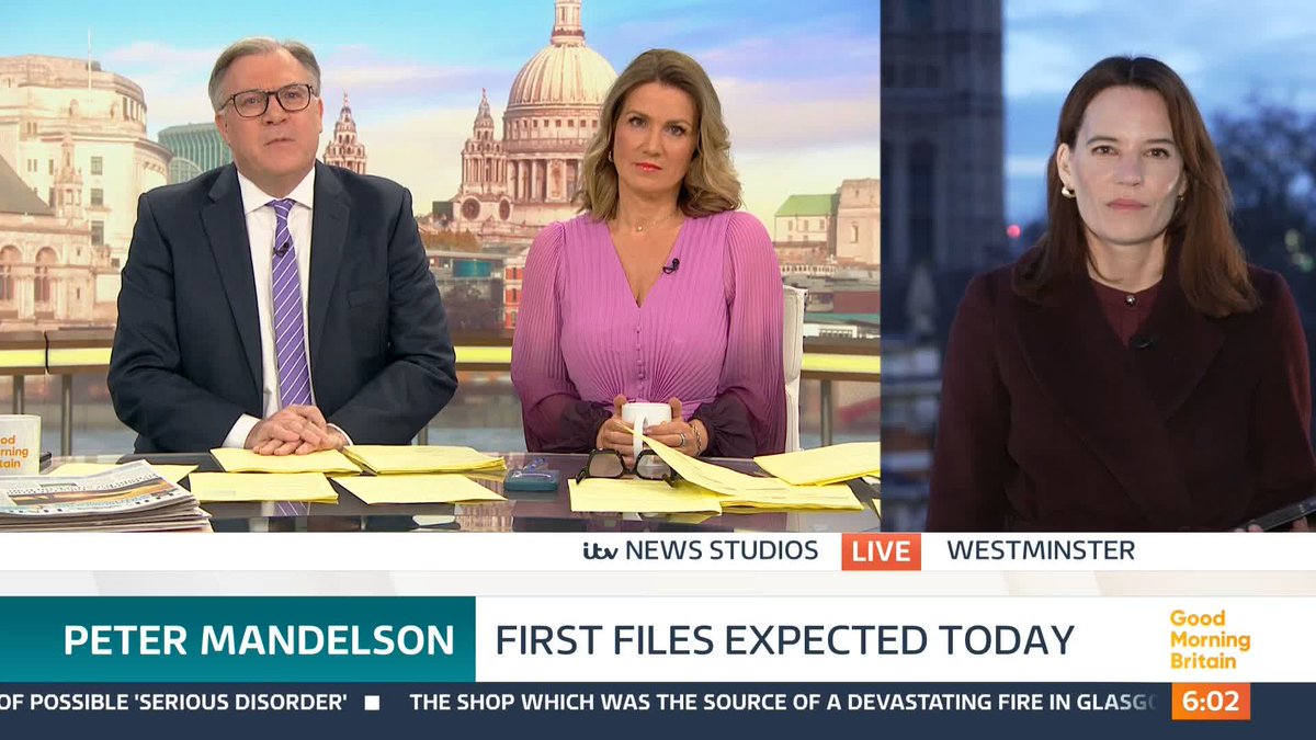 The government is about to release hundreds of documents relating to the appointment of Peter Mandelson as Ambassador to the United States. Louisa James has the details.