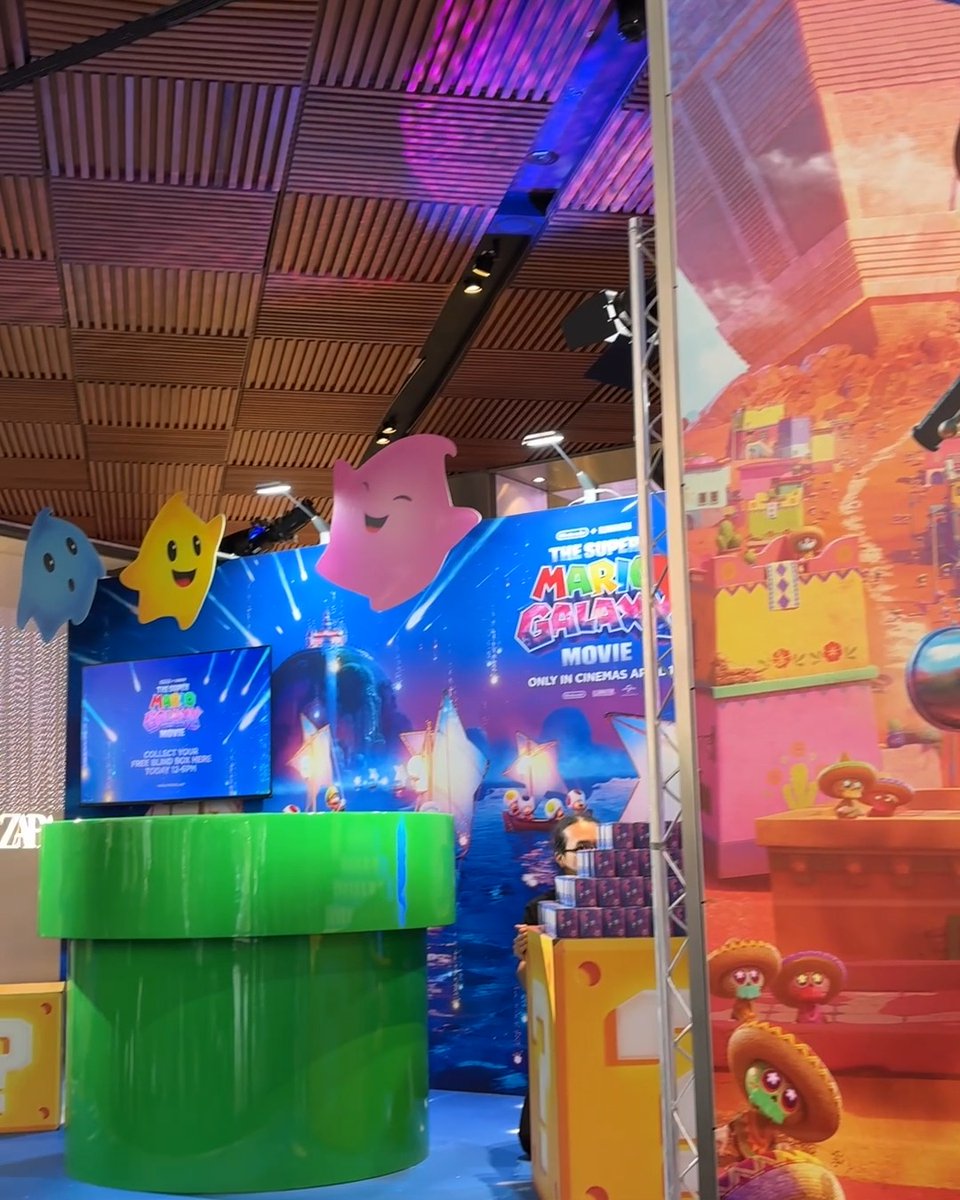 Wahoo! A spectacular MAR10 Day celebrating The Super Mario Galaxy Movie 🌟 Missed out? You can still grab a free blind box 12-6pm on Friday and Saturday at Westfield Sydney Pitt St Mall.