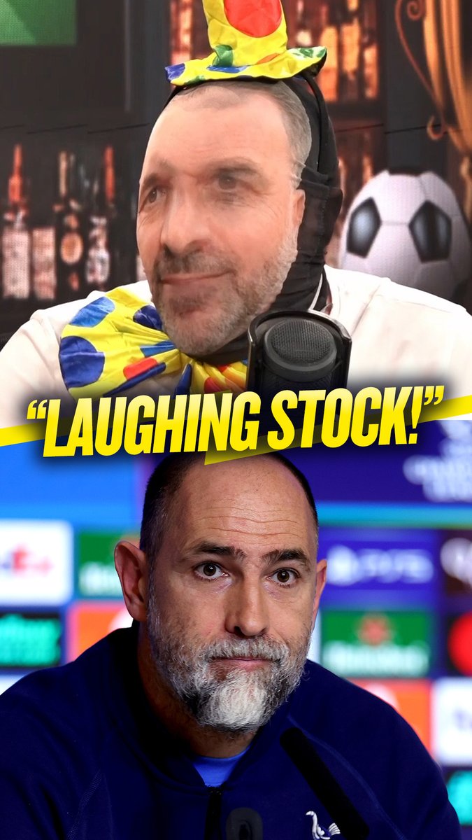 🤣 "I'm having so much fun!" 😬 "You're finding new ways to stink out Europe." 😳 "You are some club. Finding new ways to stink!" Jason Cundy labels Spurs the 'laughing stock' of the Premier League &amp; Europe after Atletico Madrid loss...