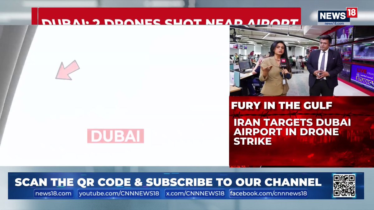🚨 Just IN 🚨 Iranian drone strikes Dubai International Airport; four people injured, including one Indian.