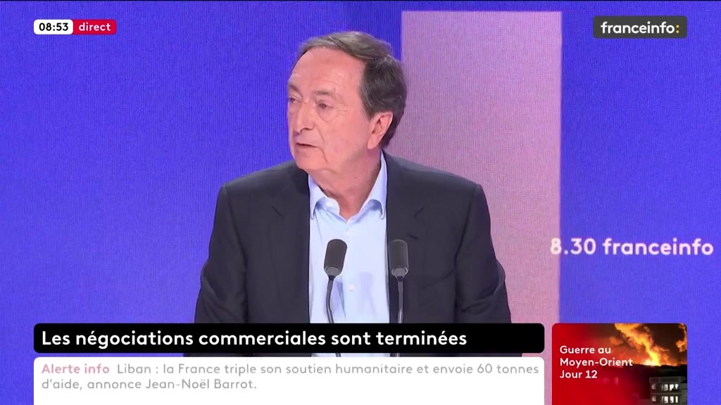 🔴 Inflation : les négociations commerciales sont terminées ➡️ "Malgré nos négociations, le chocolat va continuer à augmenter de l'ordre de 14 %, le café de 9 %, la charcuterie de 8,42 %, les œufs vont augmenter de 8,14 %", annonce Michel-Édouard Leclerc