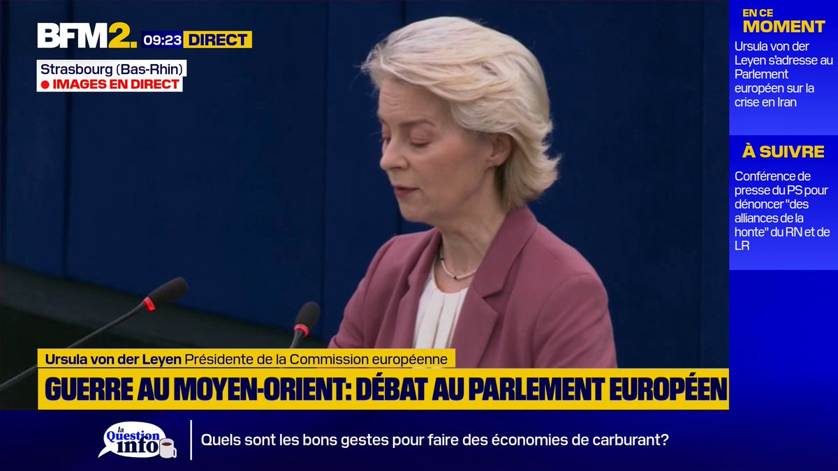 🔴 Avrupa Komisyonu Başkanı Ursula von der Leyen: “Savaşın on günü Avrupalılara şimdiden 3 milyar avroluk ek maliyet getirdi.”