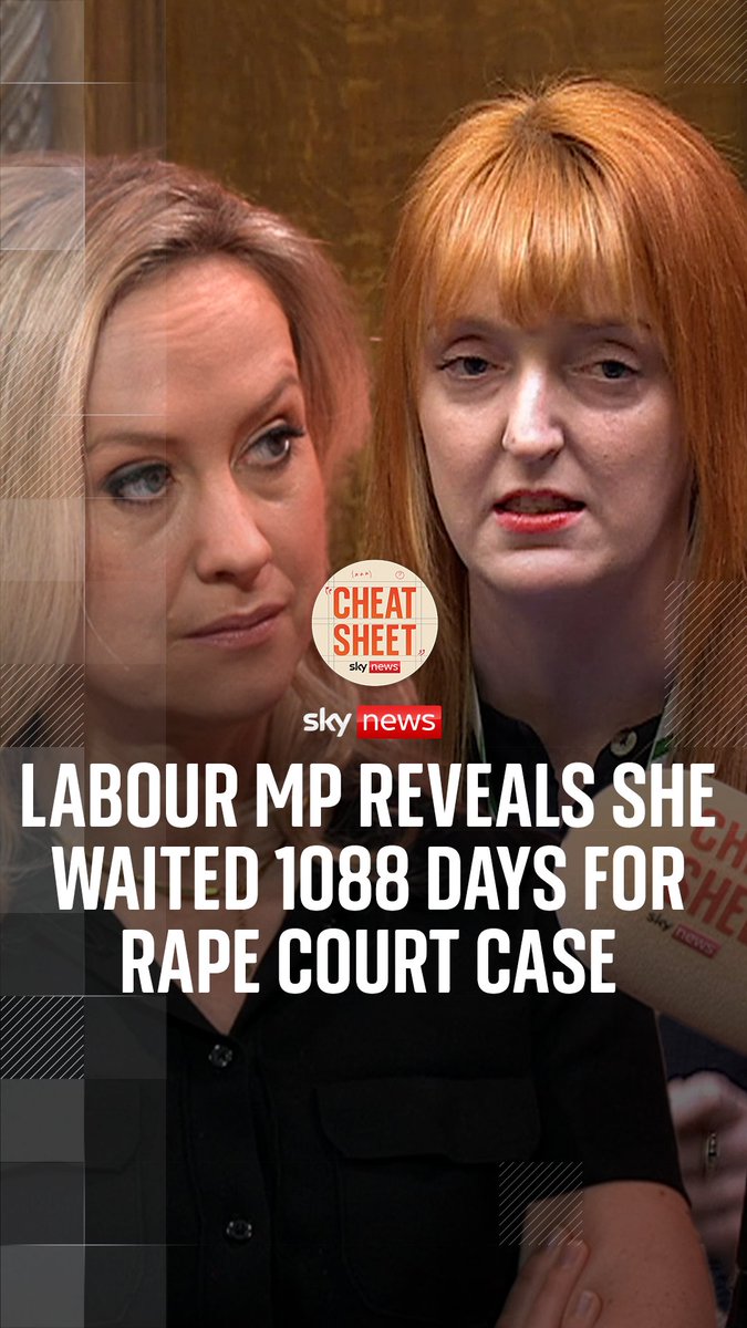 ‘I know only too well what that feels like’ - Labour MP Charlotte Nichols shares her story after waiting almost three years for her rape case to reach court. Sophy Ridge Wilfred Frost 🎧