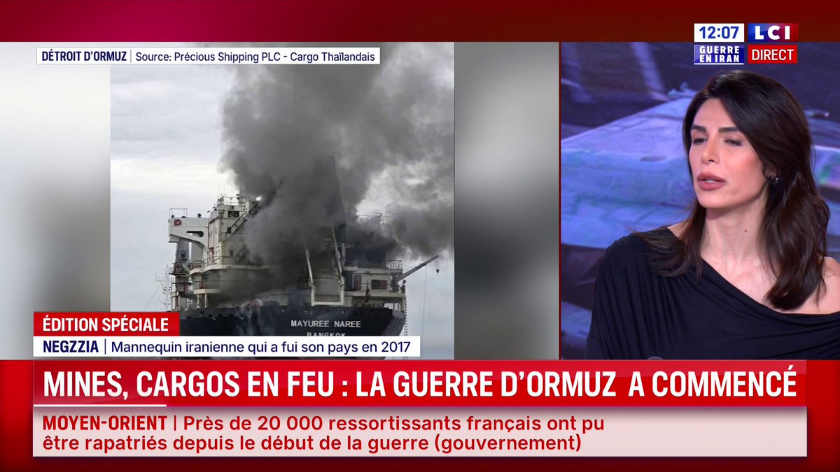 🗣️ "Le gouvernement iranien est idiot, tout ce qu’il fait est ridicule. Le danger aujourd’hui, c’est que des gens aussi incontrôlables que des animaux sauvages possèdent des armes" 💬 Negzzia, mannequin iranienne très critique à l’égard du gouvernement en place