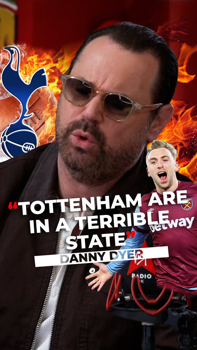 Tottenham’s Champions League loss had Danny Dyer fired up on Virgin Radio… ⚽️🔥 And of course, he couldn’t resist bringing up Jarrod Bowen…