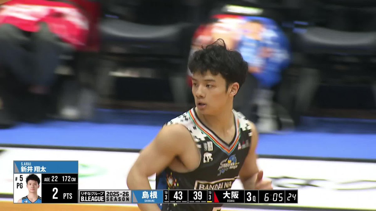 島根の特別指定選手・新井翔太がBリーグ初得点✨ 島根スサノオマジック #Bリーグ #りそなグループ