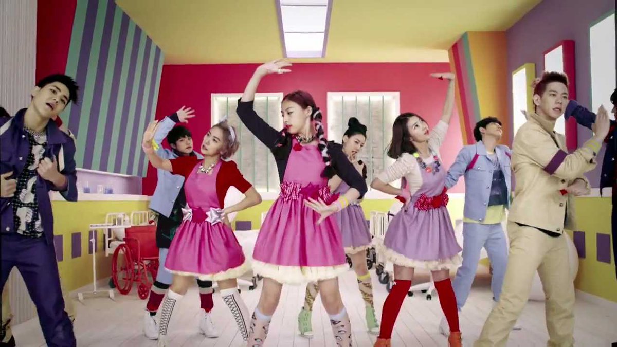 this song kinda sounds like bbiribbom bbaeribom by coed school (2010) and one of the members of coed school is choi sungmin who’s also yena’s older brother, so i guess the taste for fun whimsical music runs in the family