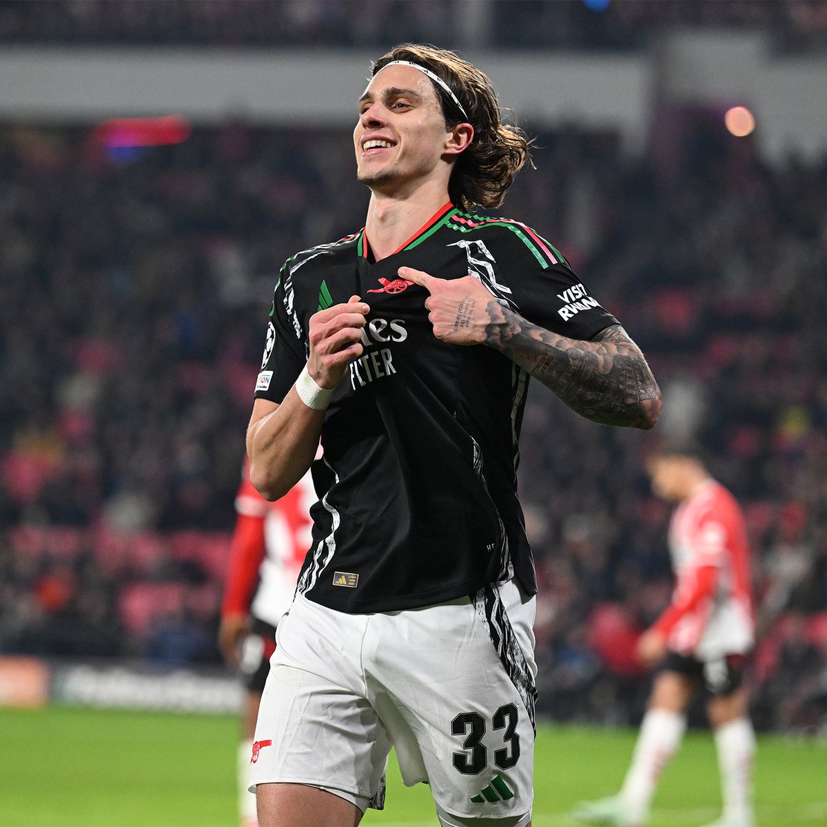 ⏪ Last time out in the UCL Round of 16... Richy slots home our seventh in a rampant win at PSV 😮‍💨