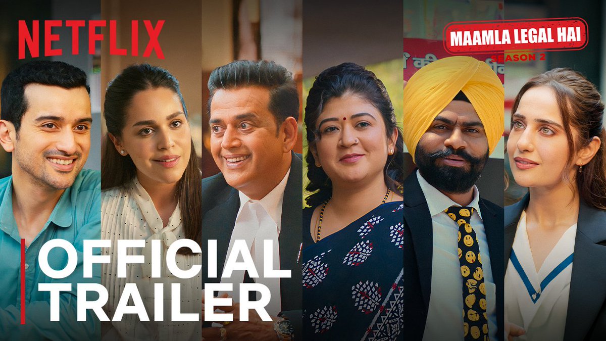 Can't wait to solve naye ajab cases with wahi gajab team 🥰⚖️ #MaamlaLegalHaiOnNetflix