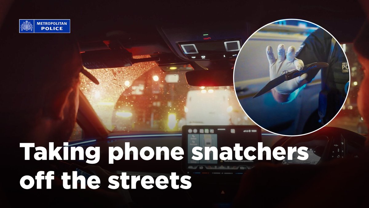 We're arresting phone thieves and disrupting the organised crime networks exporting stolen phones abroad. 10,000 fewer victims, 12% reduction in phone theft in 2025. Commissioner challenges phone manufactures to act now: design out the crime and make stolen phones worthless.