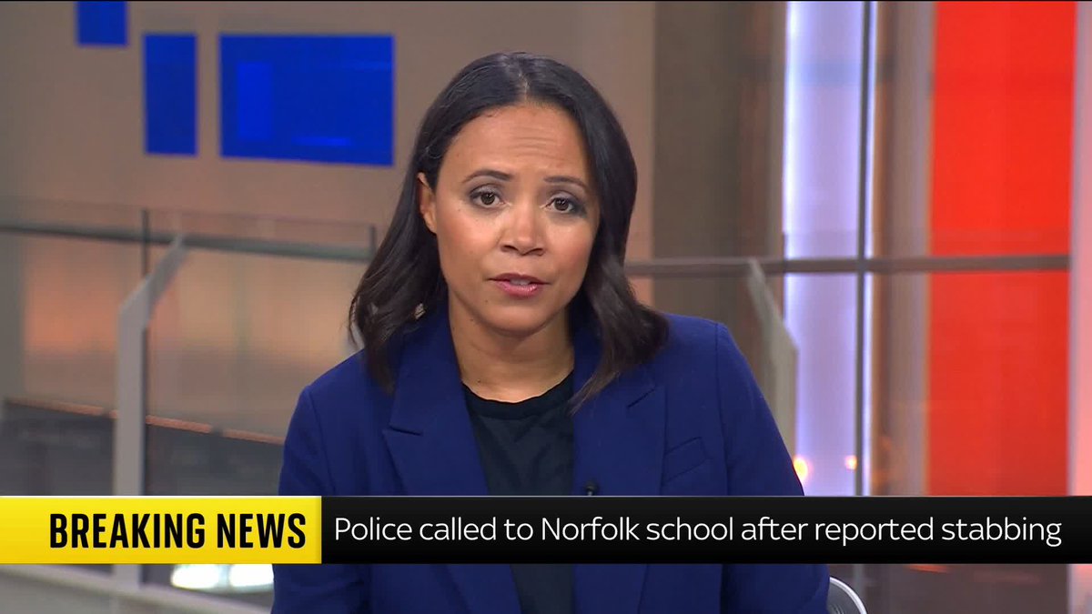 Teenage girl stabbed at a school in Norfolk. Britain is broken.