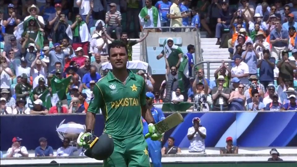 Pakistan scored 114, as a tribute to Fakhar Zaman's 114 in the CT17 final win against India. 😂 #BANvPAK