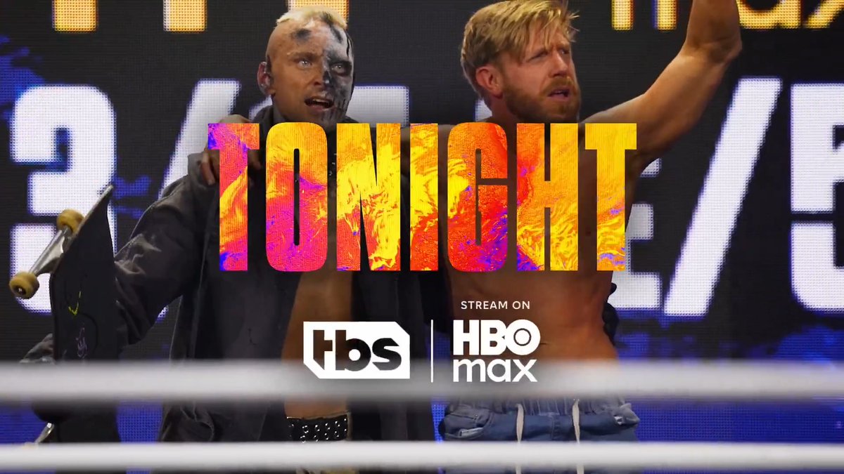 TONIGHT! IIIIIIIIIIIT'S WEDNESDAY! YOU KNOW WHAT THAT MEANS! A jam-packed Wednesday Night #AEWDynamite starts LIVE at 8/7c on TBS Network + @SportsOnMAX, TONIGHT!