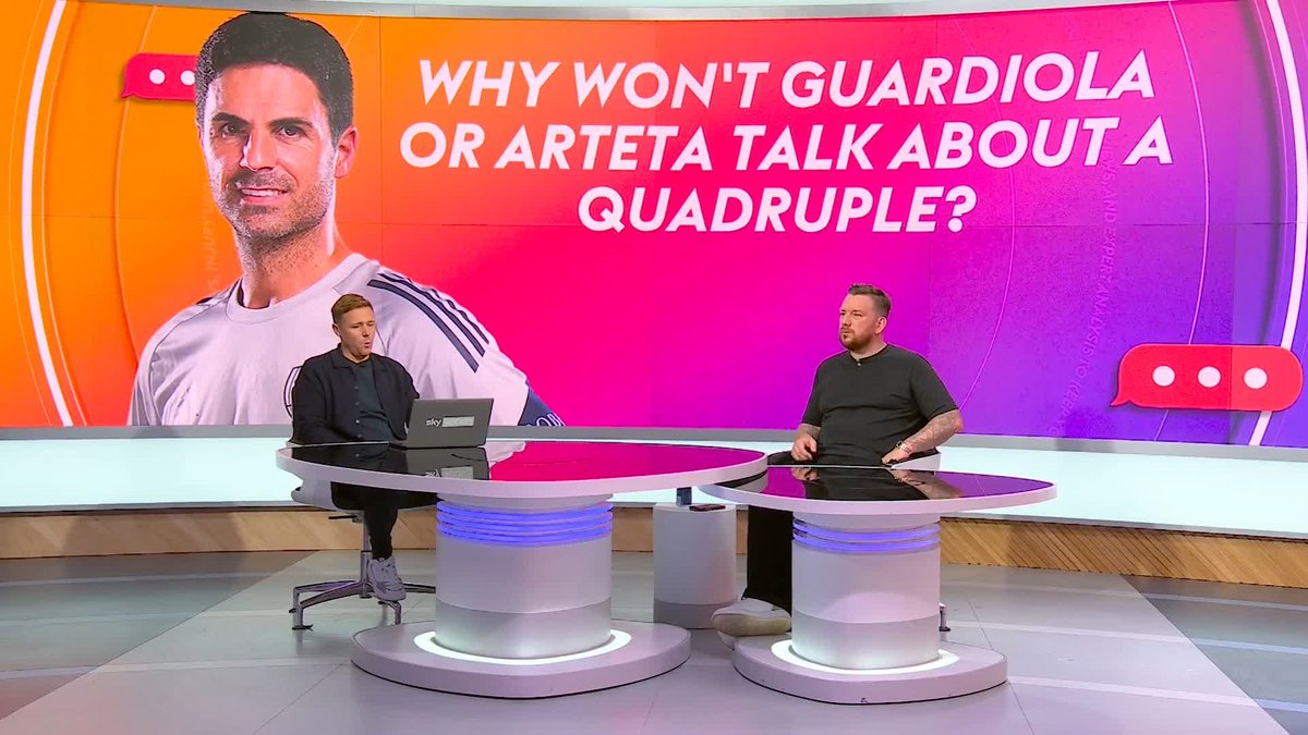 "There's a reason why it hasn't happened" ❌ Should Arsenal and Manchester City believe that they can win a quadruple? 😮