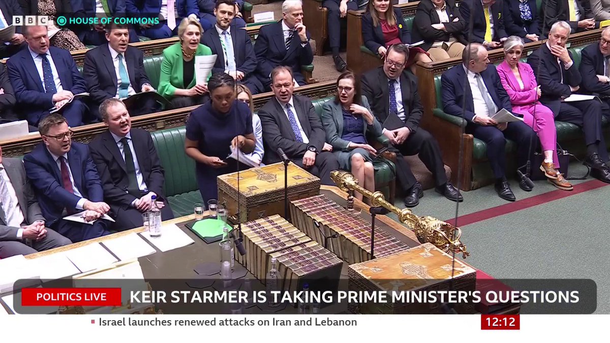 Kemi Badenoch says drivers are being used as a “cash cow” and asks why the PM doesn’t scrap the fuel duty hike The PM responds by criticising her stance on the war in Iran and says she’s “utterly disqualified herself from ever becoming PM" #PMQs