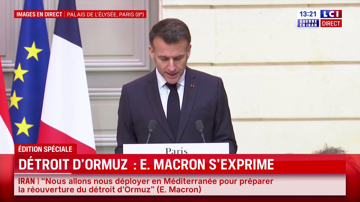 🔴 "Nous voulons réaffirmer notre soutien indéfectible à l'Ukraine, à sa souveraineté", assure Emmanuel Macron.