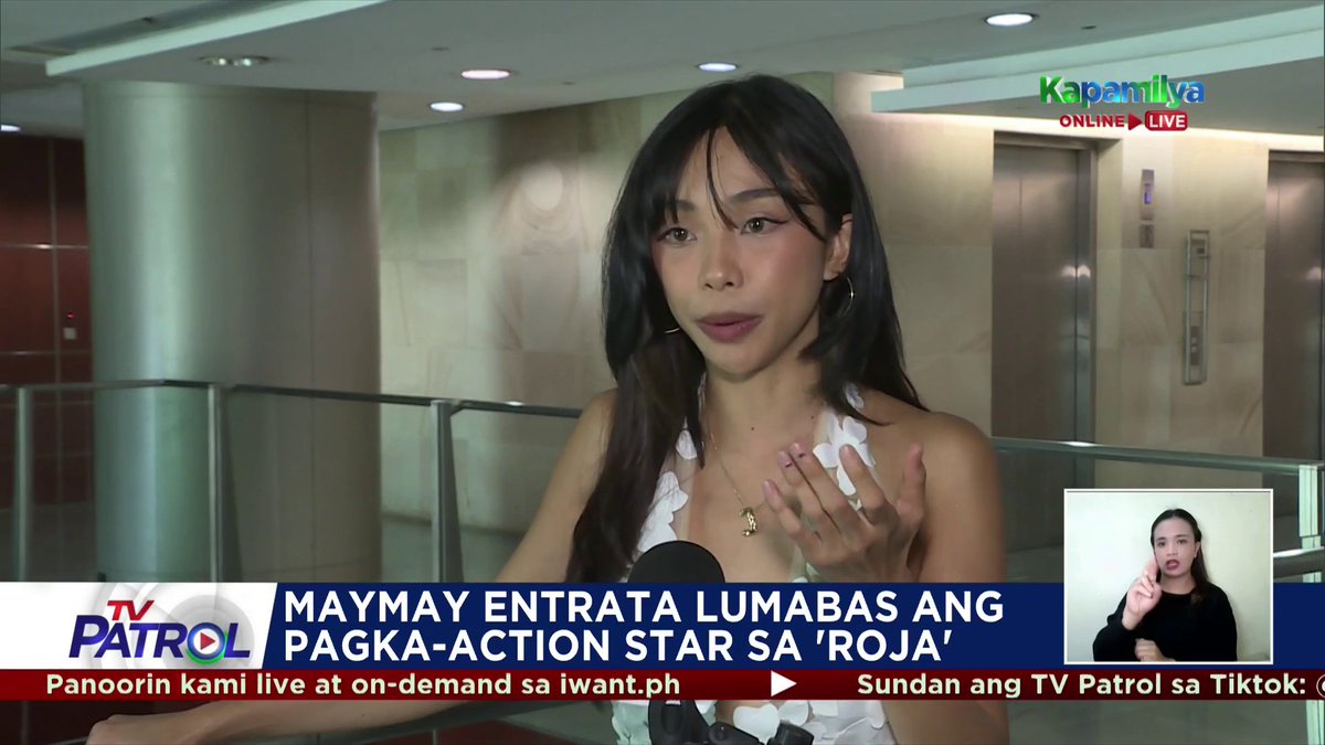 What a comeback. Ikinuwento ni Maymay Entrata na hindi naman talaga siya dapat sasabak sa action, pero dahil sa seryeng "Roja," game niyang hinarap ang bagong hamon.