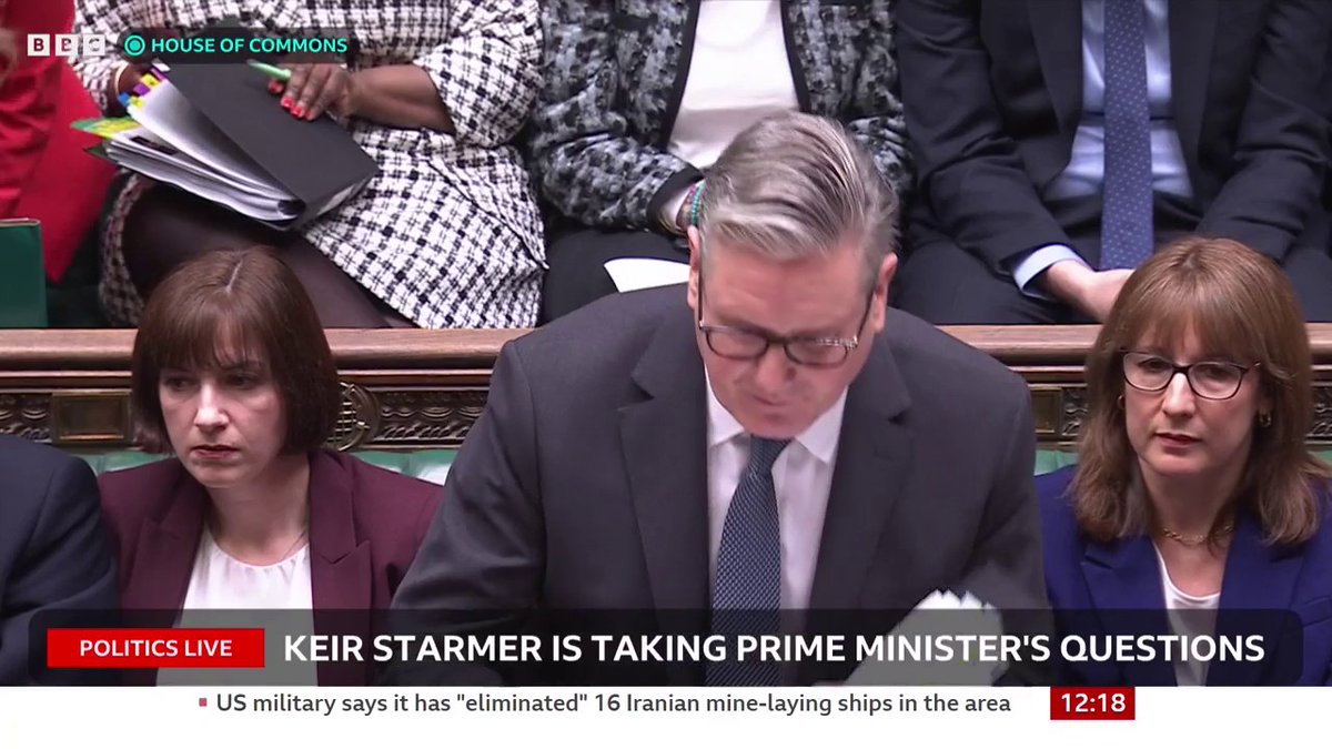 Lib Dem leader Ed Davey asks PM “if he will give energy bill guarantee now” amid the ongoing conflict in Iran Keir Starmer says “most effective thing we can do is to work with our allies to find a way to de-escalate the situation” #PMQs