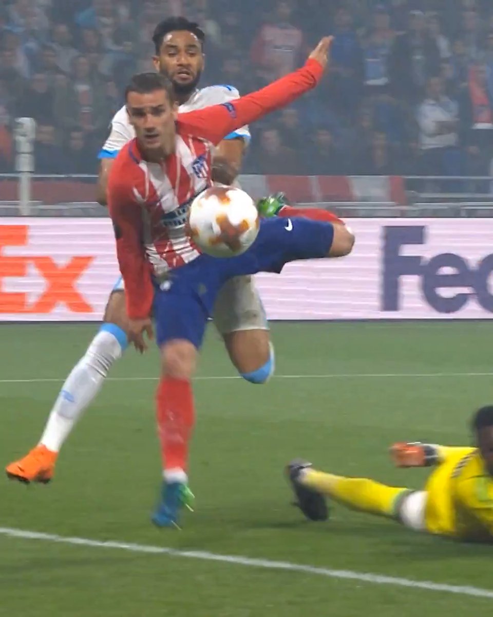 Griezmann in the 2018 final ❤️🤍 #UEL | Atlético de Madrid
