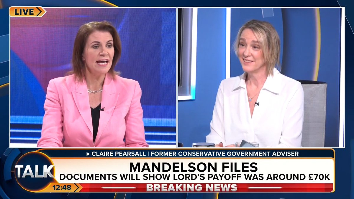🚨"Pay the money back, Pete. If you're sacked, you don't get a payout. That's the deal. I want my sodding money back!" Peter Mandelson received a £70,000 payment when he was sacked as the UK ambassador last year. Julia Hartley-Brewer