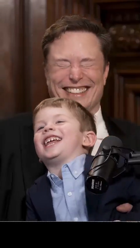 Elon with Lil X are adorable father and son ❤️