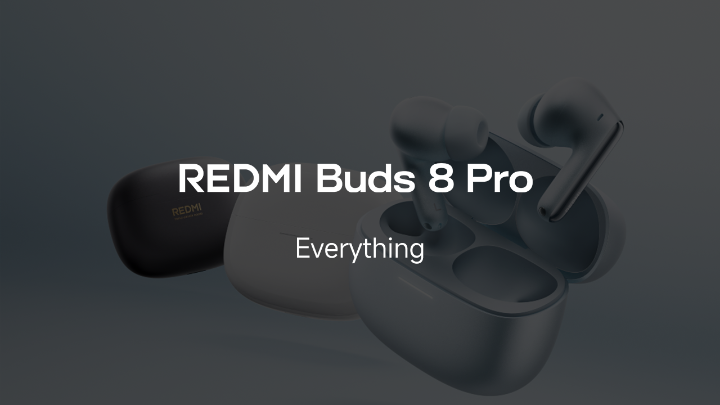 Immerse in sound, cut through the noise. All powered by REDMI Buds 8 Pro.