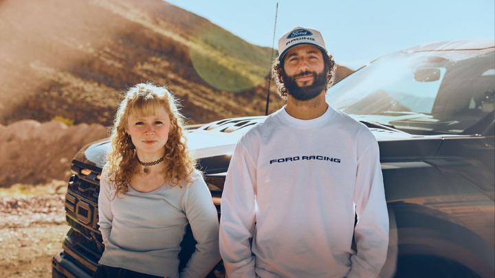 The Ford F-150® Raptor® R™ meets the Honey Badger. The rest is mastery. Racing legend Daniel Ricciardo takes fellow #Ford_Ambassador Madison Ostergren to Raptor Valley for a hands-on, off-road training session in the Ford F-150® Raptor® R™.
